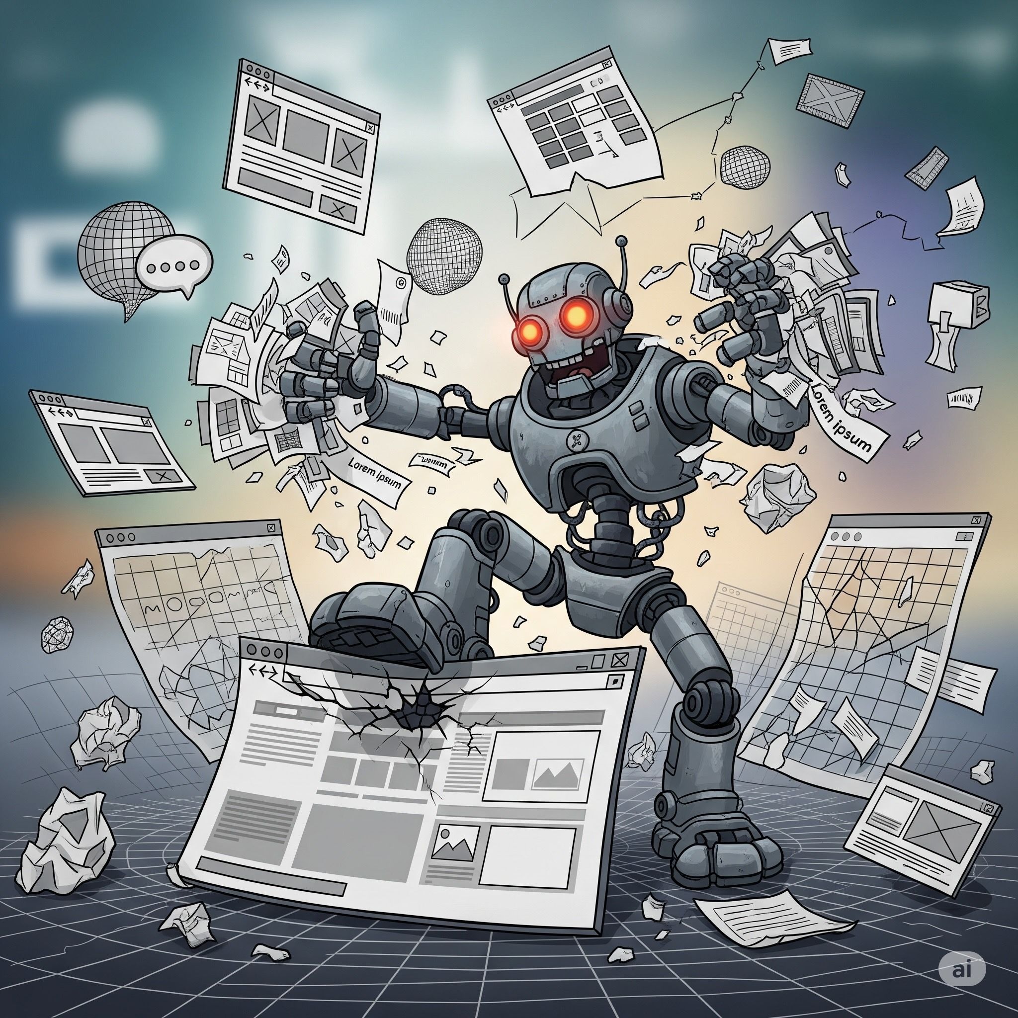 AI vs wireframes