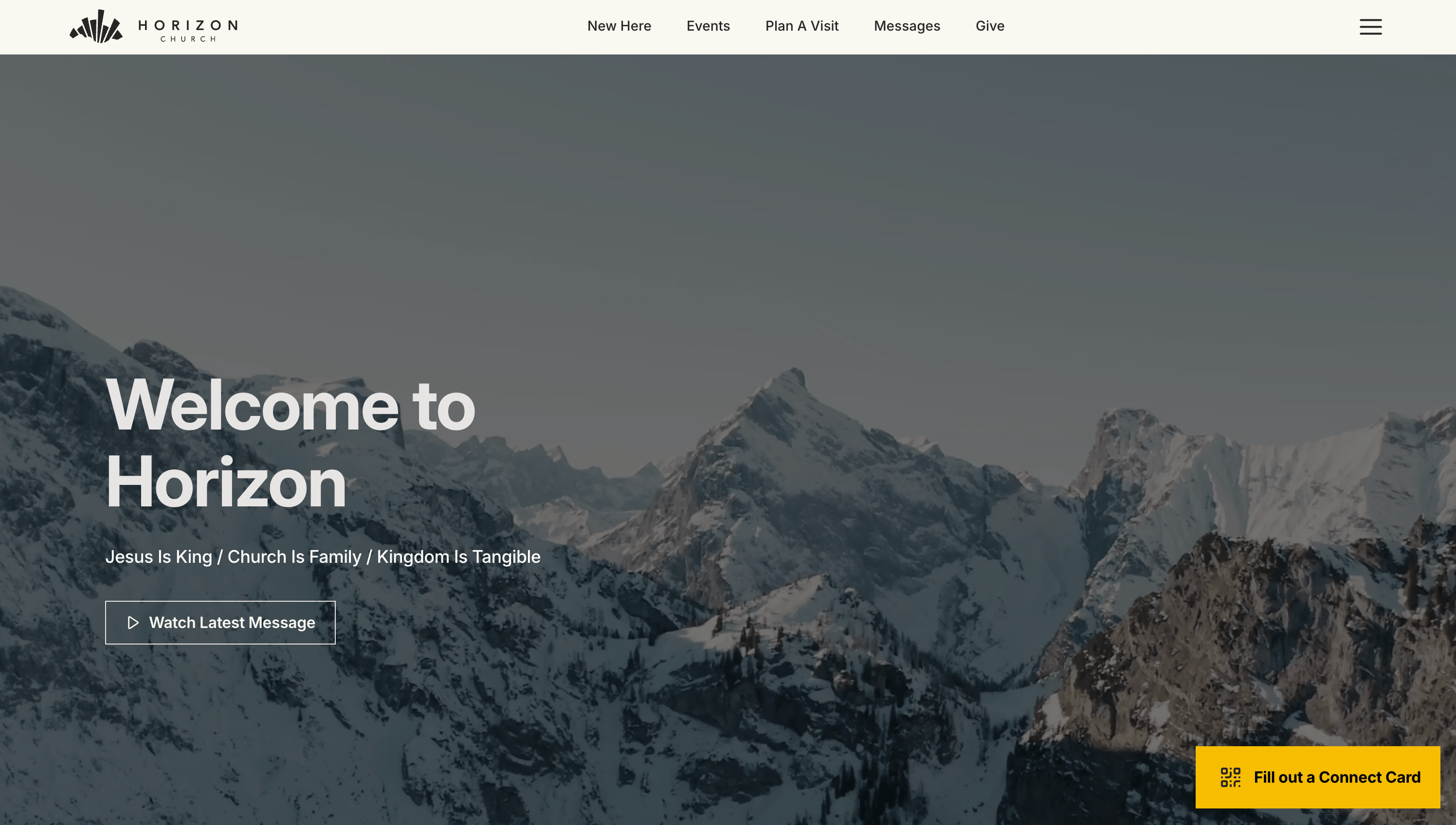 Screenshot of Horizon Church