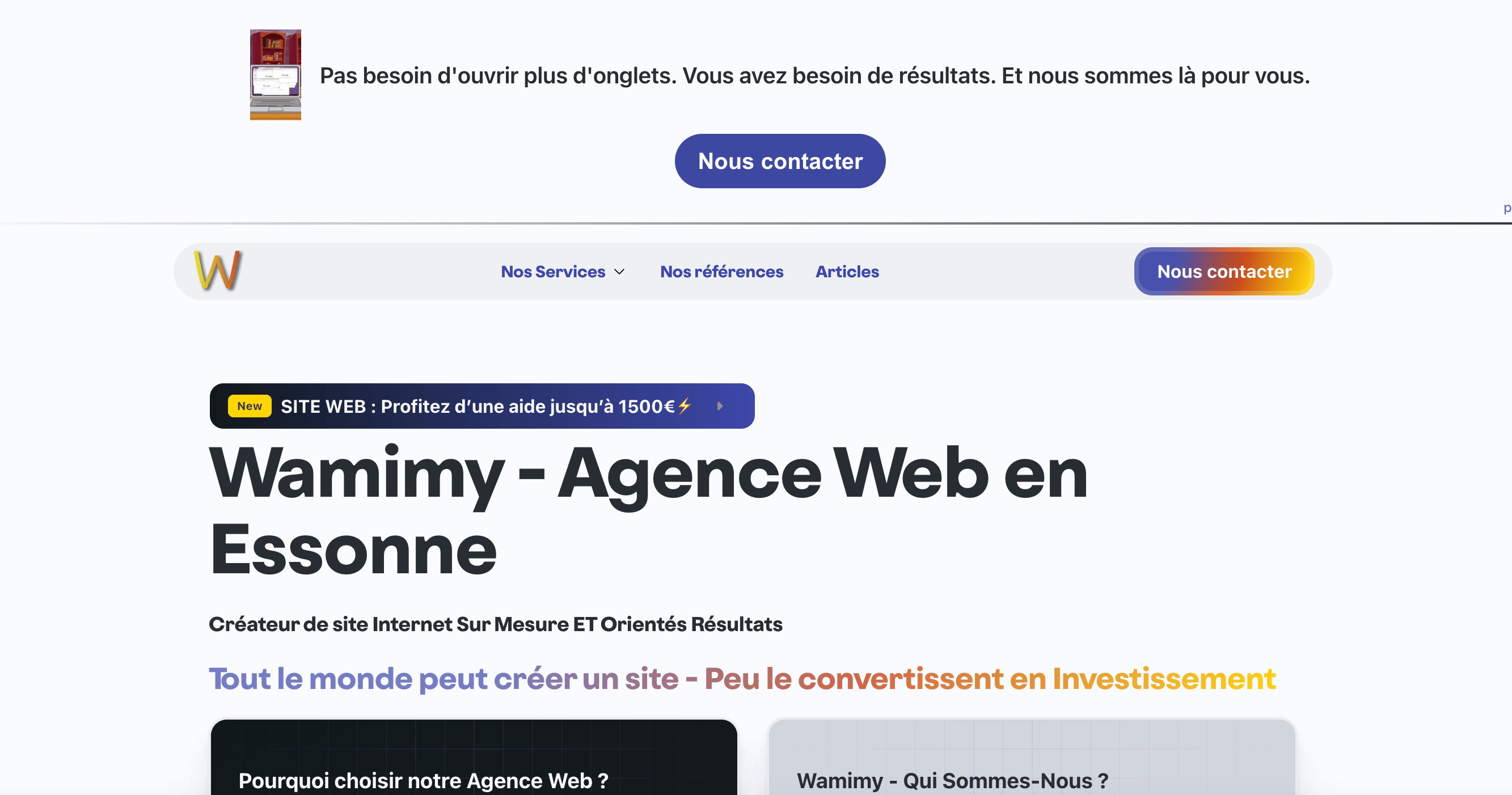 Screenshot of Wamimy