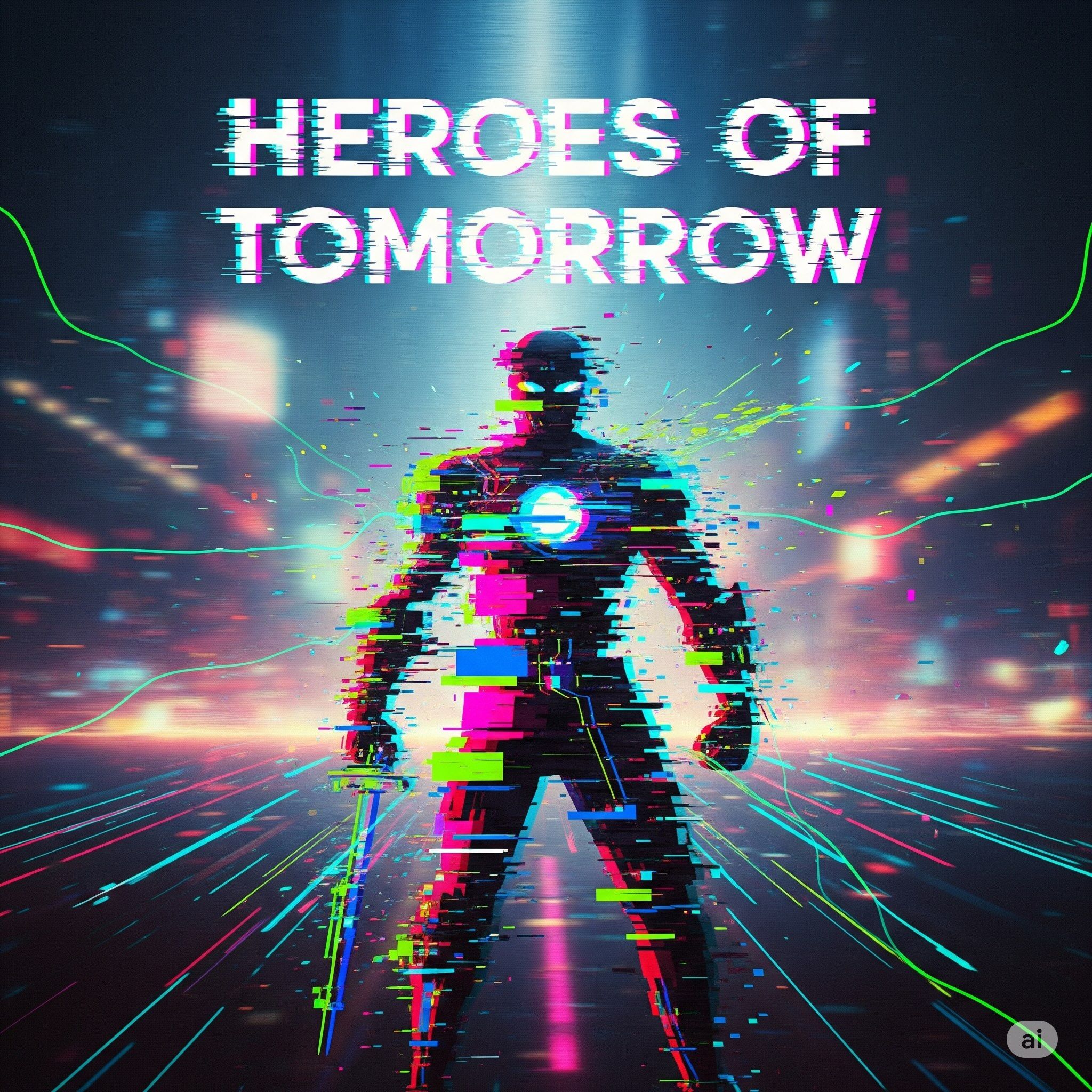 Glitch Poster Style