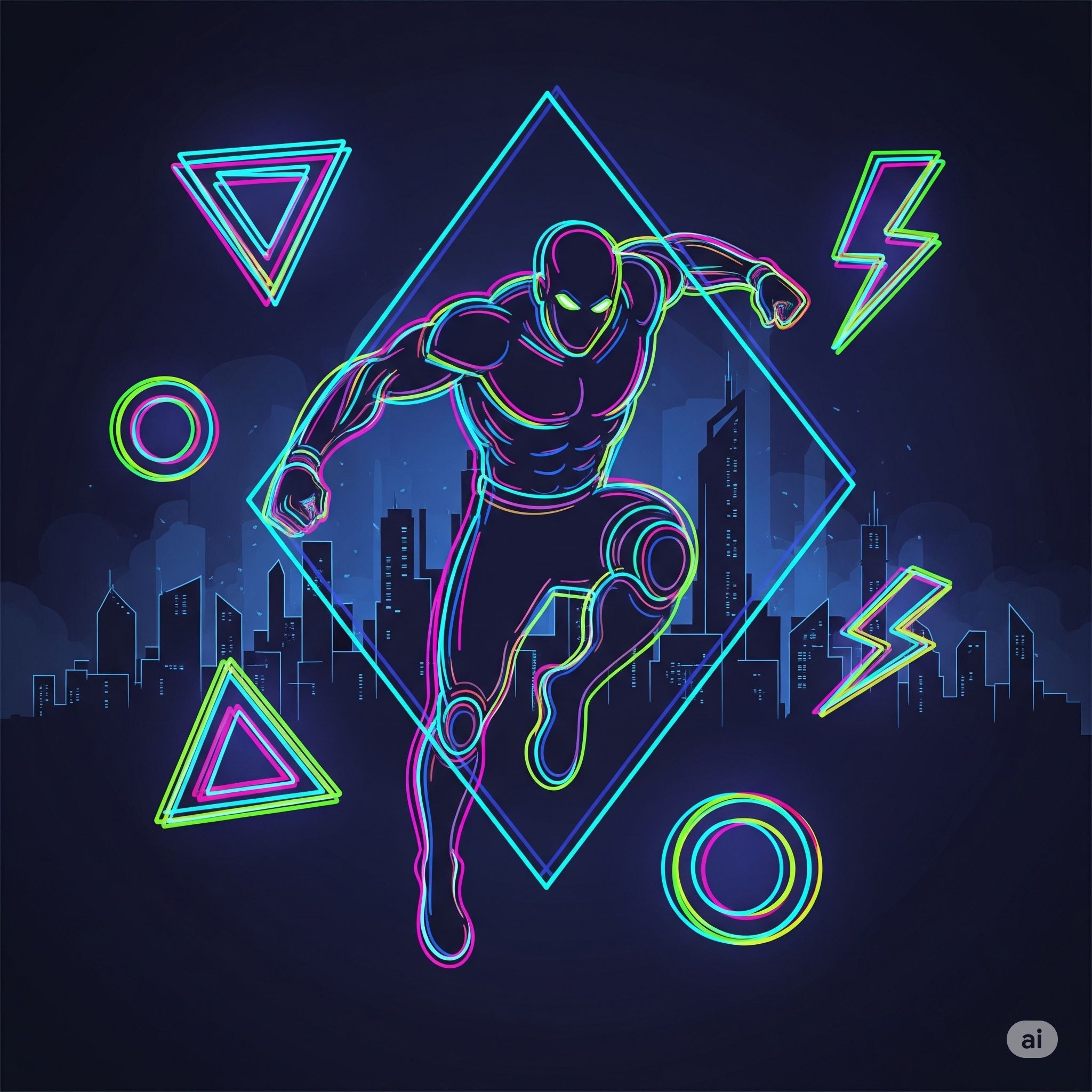 Neon Offset Style