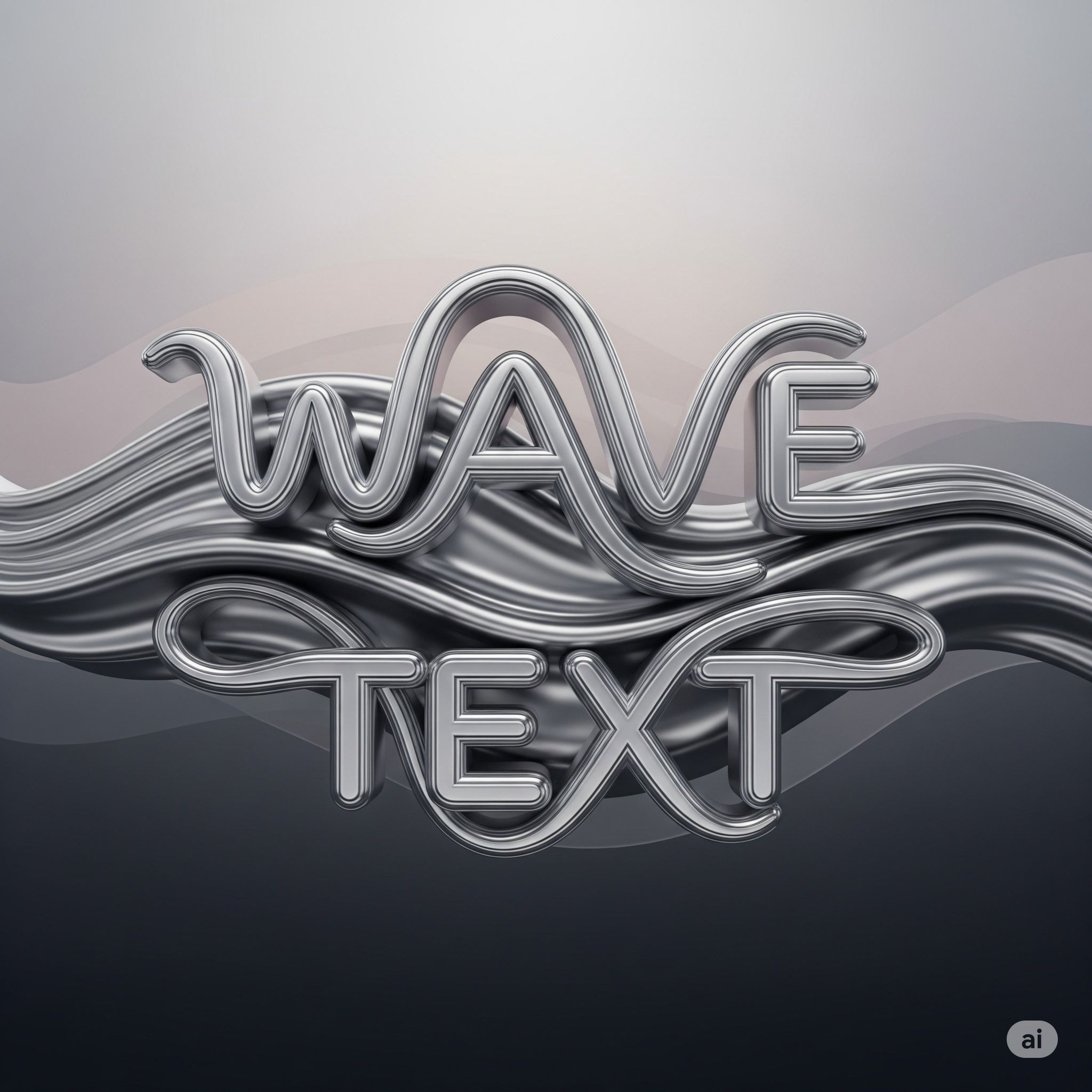 Wave Text Style